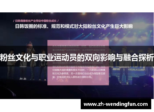 粉丝文化与职业运动员的双向影响与融合探析